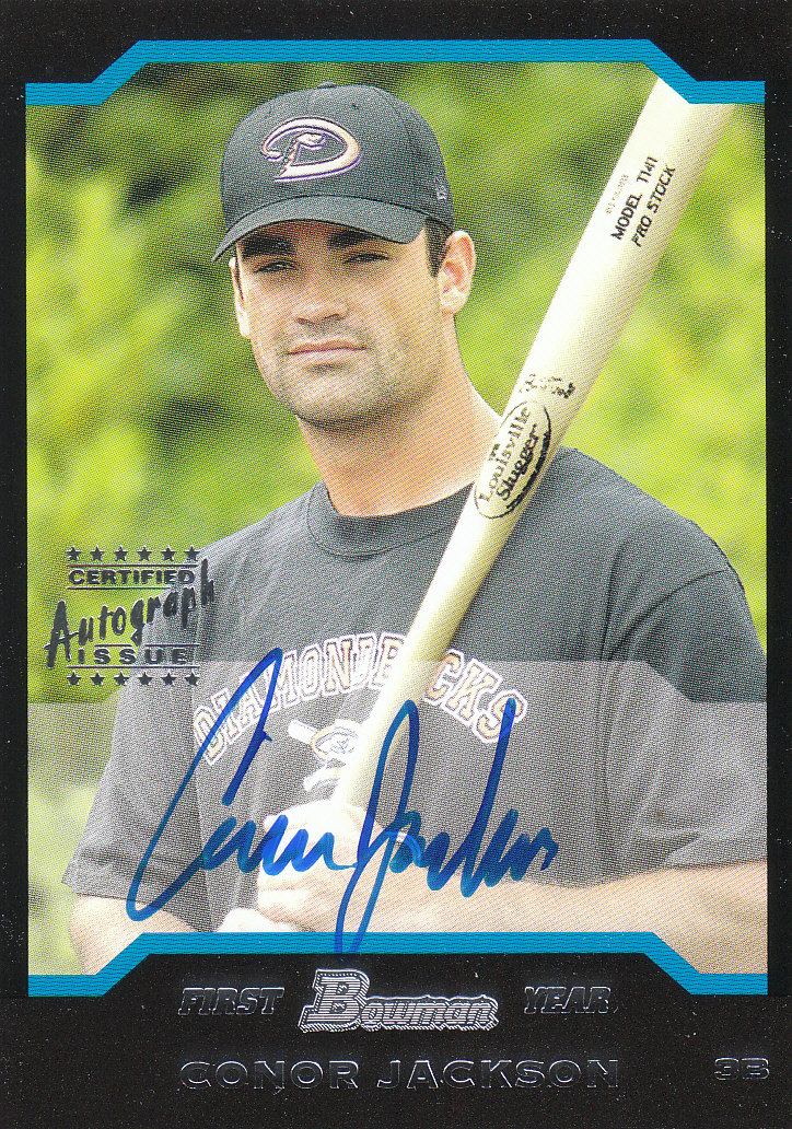 2004 Bowman Baseball "Autogramm und Relikt" Einsatzkarten - Bild 4 von 17