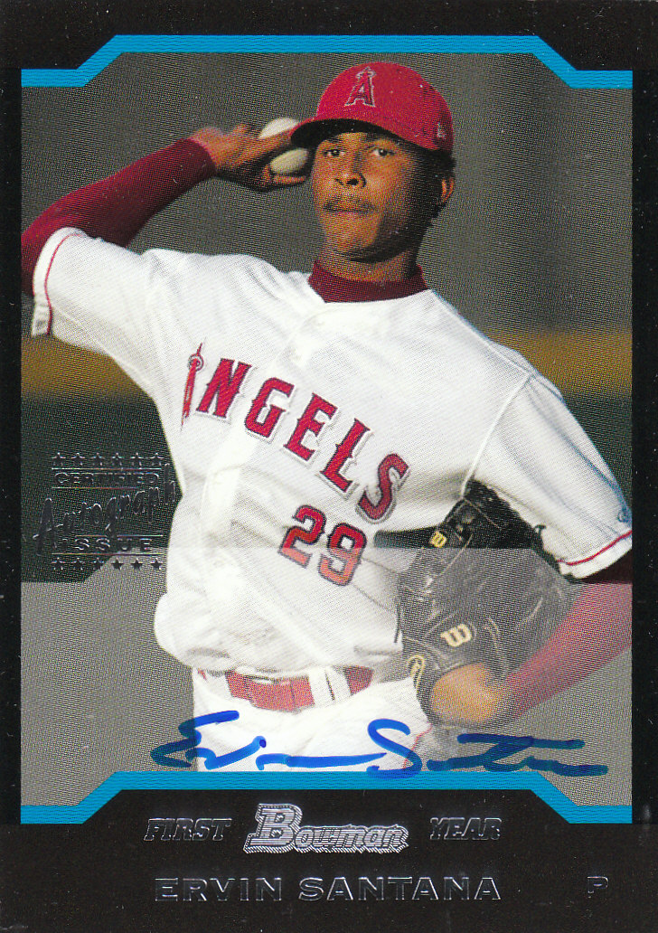 2004 Bowman Baseball "Autogramm und Relikt" Einsatzkarten - Bild 6 von 17