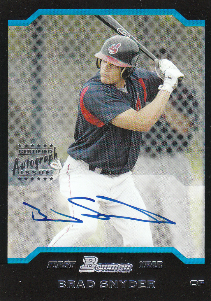2004 Bowman Baseball "Autogramm und Relikt" Einsatzkarten - Bild 8 von 17