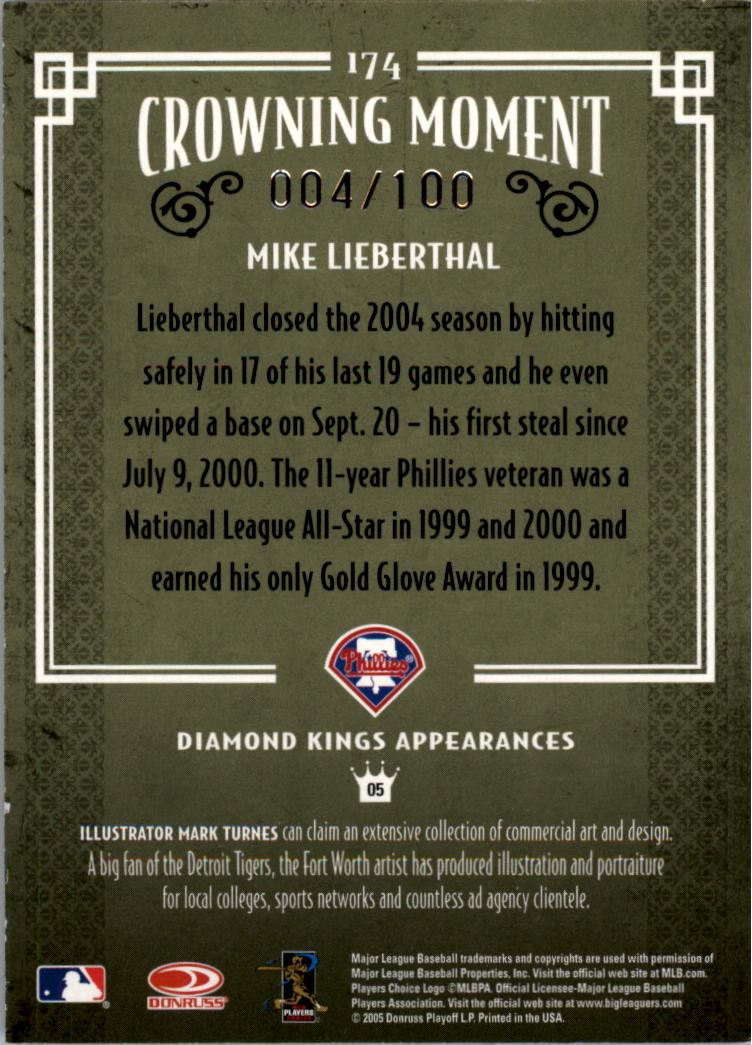 Diamond Kings 2005 enmarcado azul tú eliges #d/100 - Imagen 33 de 89