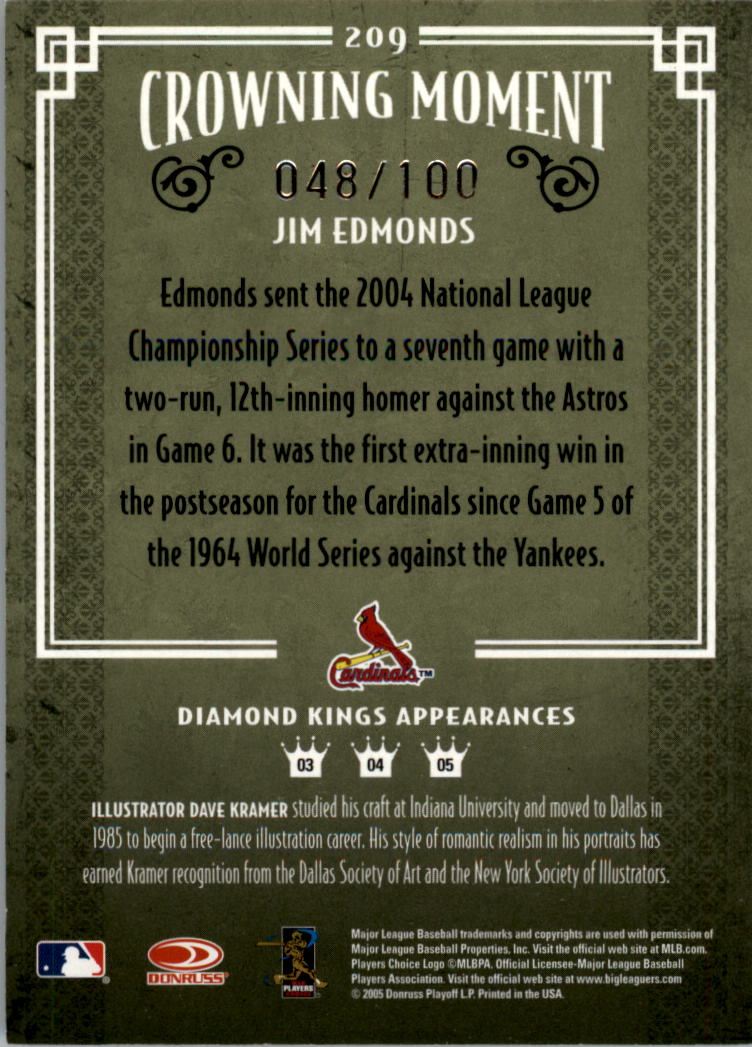 Diamond Kings 2005 enmarcado azul tú eliges #d/100 - Imagen 43 de 89