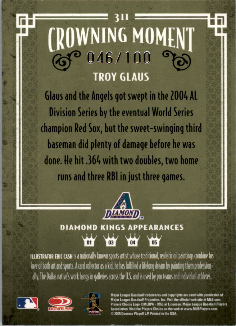 Diamond Kings 2005 enmarcado azul tú eliges #d/100 - Imagen 59 de 89