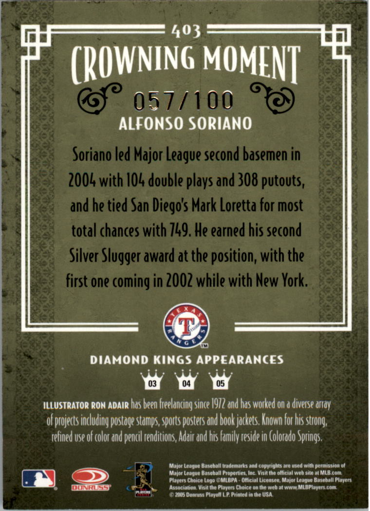 Diamond Kings 2005 enmarcado azul tú eliges #d/100 - Imagen 77 de 89
