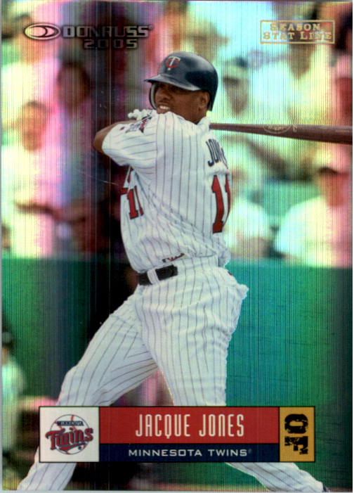 2005 Donruss Stat Line Season #239 Jacque Jones/80