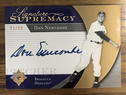 2005 Ultimate Signature Supremacy #DN Don Newcombe/99