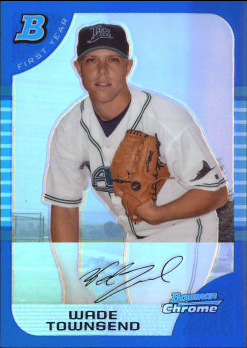 2005 Bowman Chrome Draft Blue Refractors #BDP107 Wade Townsend FY