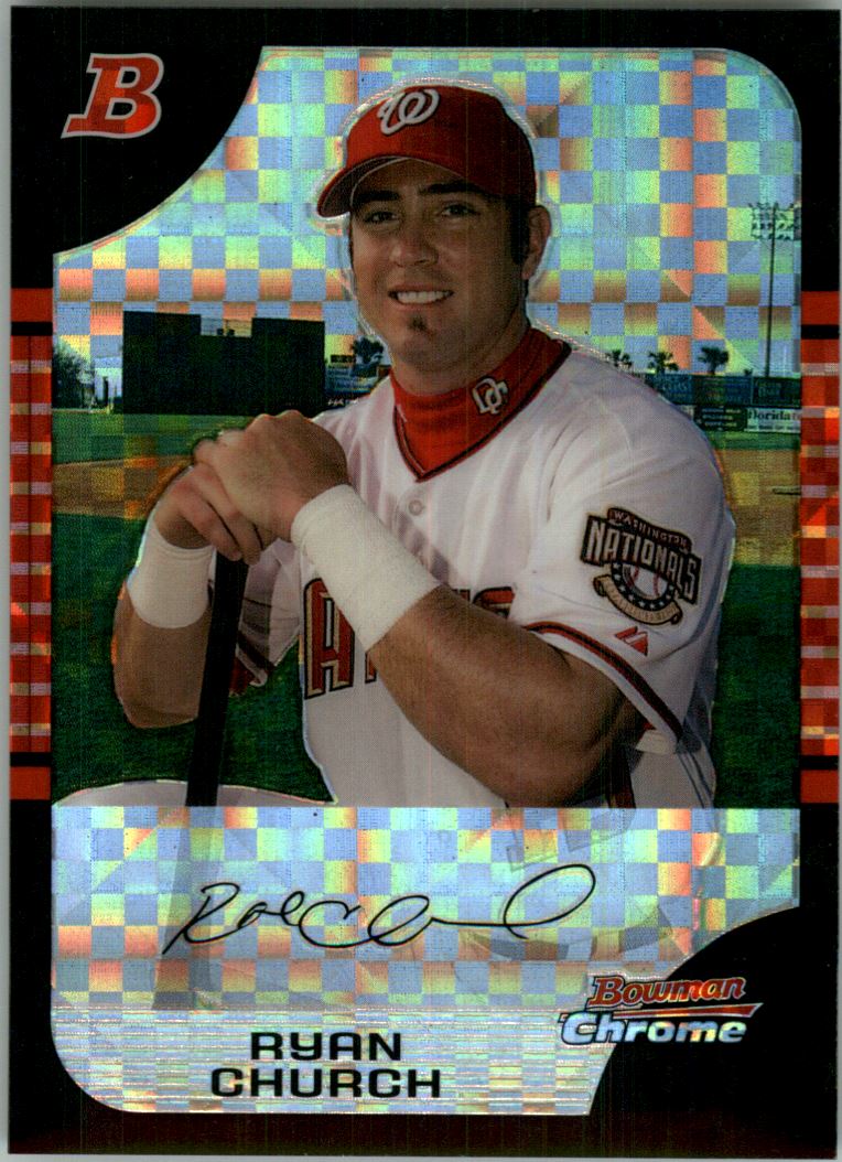 2005 Bowman Chrome Draft X-Fractors #BDP26 Ryan Church
