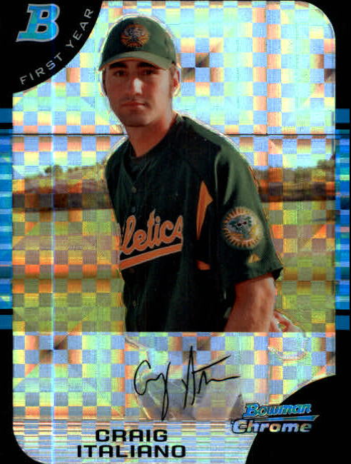 2005 Bowman Chrome Draft X-Fractors #BDP72 Craig Italiano FY