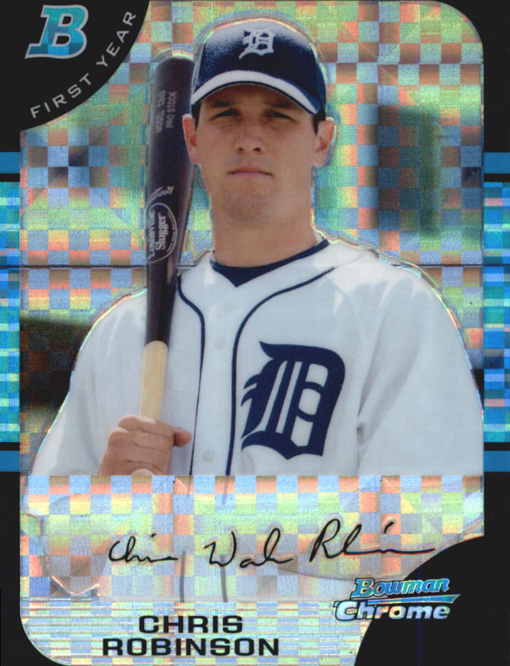 2005 Bowman Chrome Draft X-Fractors #BDP78 Chris Robinson FY