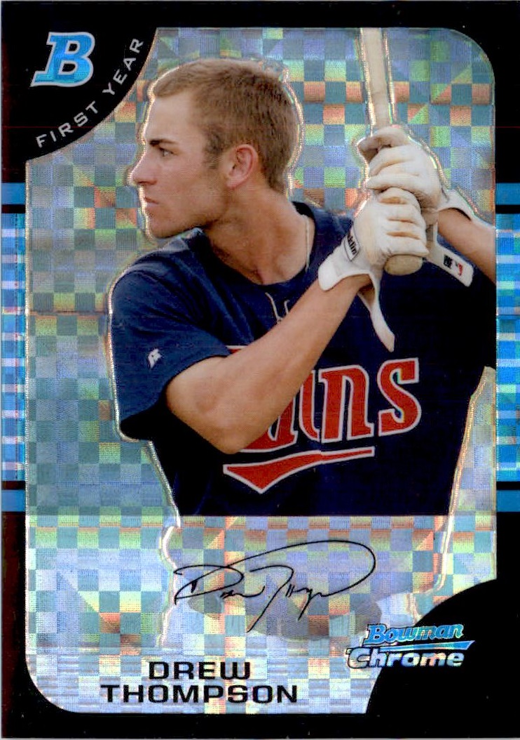 2005 Bowman Chrome Draft X-Fractors #BDP97 Drew Thompson FY