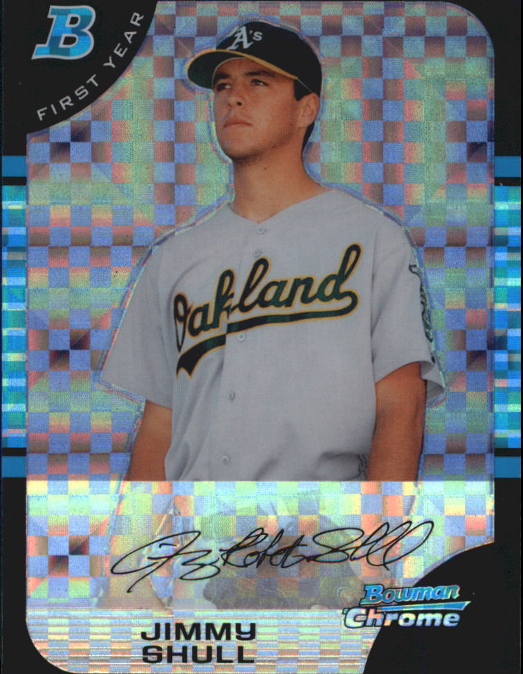 2005 Bowman Chrome Draft X-Fractors #BDP100 Jimmy Shull FY