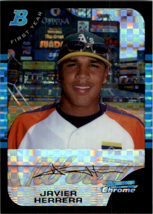 2005 Bowman Chrome Draft X-Fractors #BDP147 Javier Herrera FY