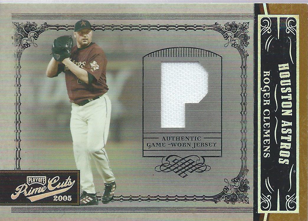 2005 Prime Cuts Material Jersey Position #2 Roger Clemens Astros/50