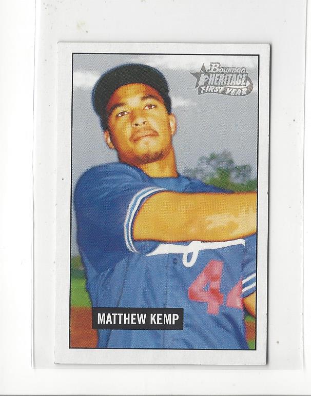 2005 Bowman Heritage Mini #260 Matthew Kemp