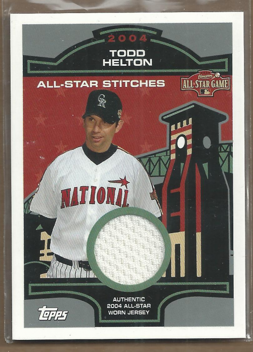 2005 Topps All-Star Stitches Relics #TH Todd Helton