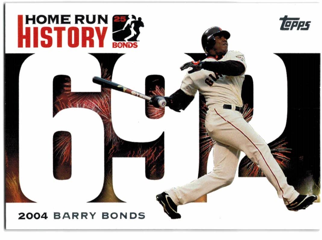 2005 Topps Barry Bonds Home Run History #692 Barry Bonds HR692