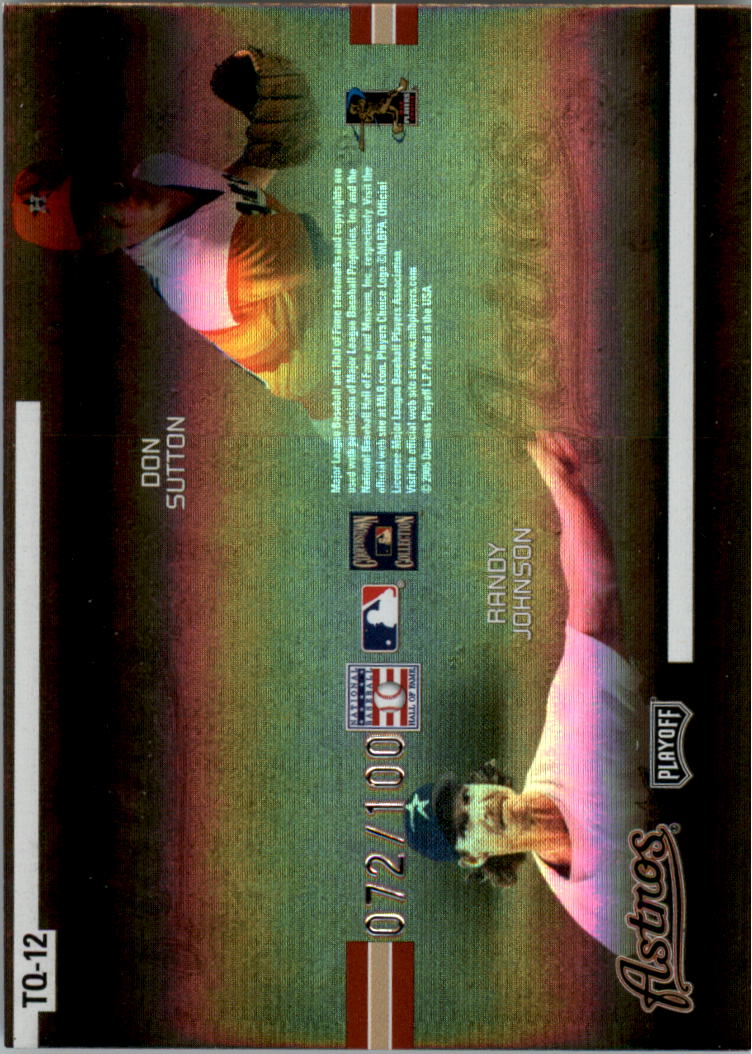 2005 Absolute Memorabilia Team Quads Spectrum #TQ12 Houston Astros back image