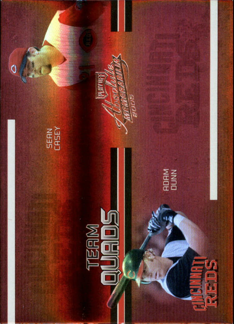 2005 Absolute Memorabilia Team Quads Spectrum #TQ14 Cincinnati Reds