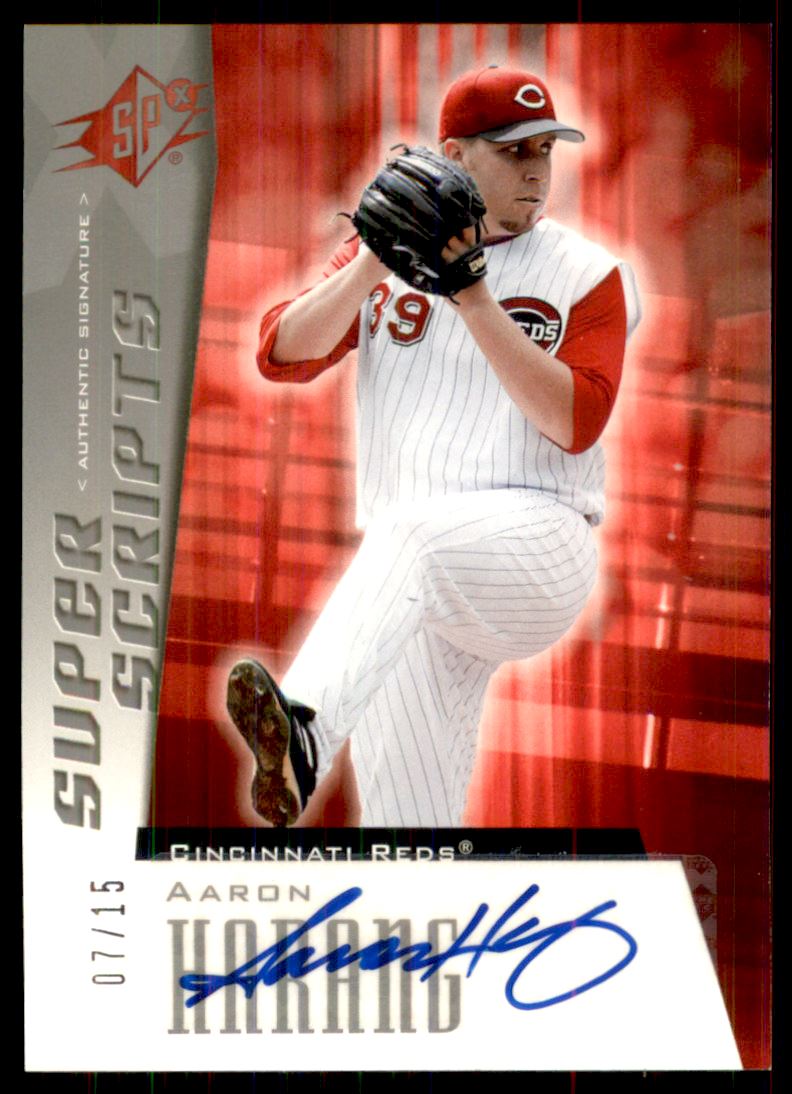 2005 SPx Superscripts #AH Aaron Harang