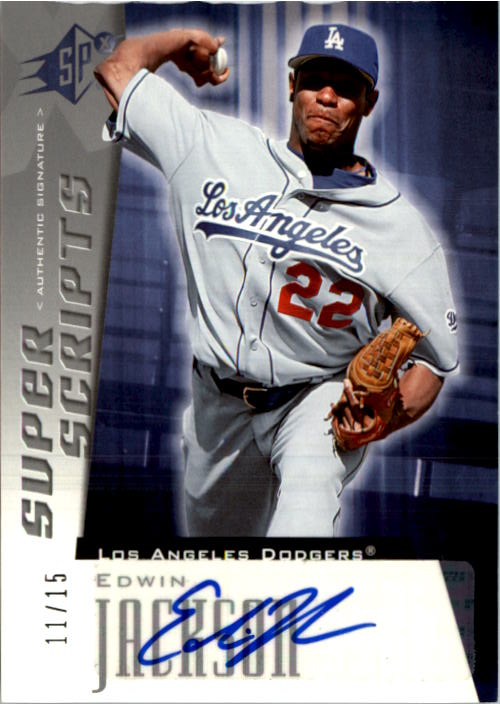2005 SPx Superscripts #EJ Edwin Jackson