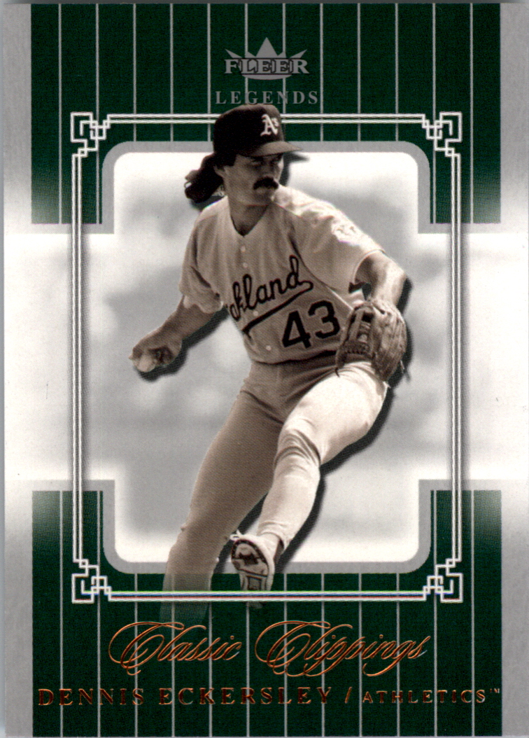 2005 Classic Clippings #96 Dennis Eckersley LGD