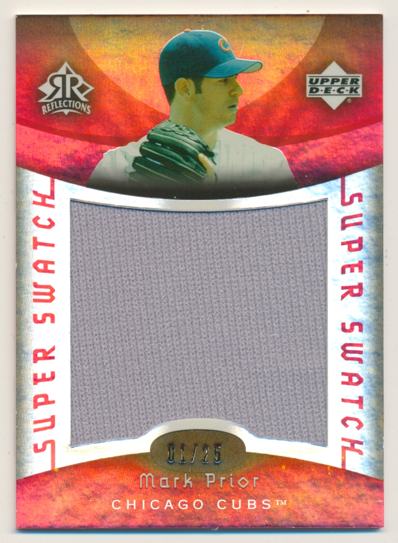 2005 Reflections Super Swatch Red #MP Mark Prior