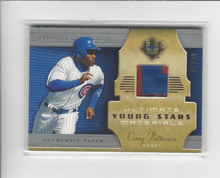 2005 Ultimate Collection Young Stars Materials Patch #PA Corey Patterson/30