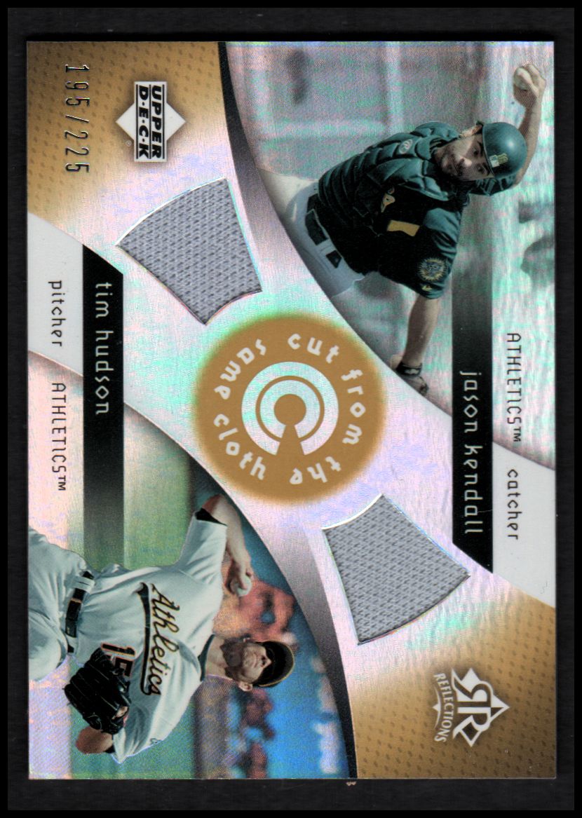 2005 Reflections Cut From the Same Cloth Dual Jersey #KH Jason Kendall/Tim Hudson