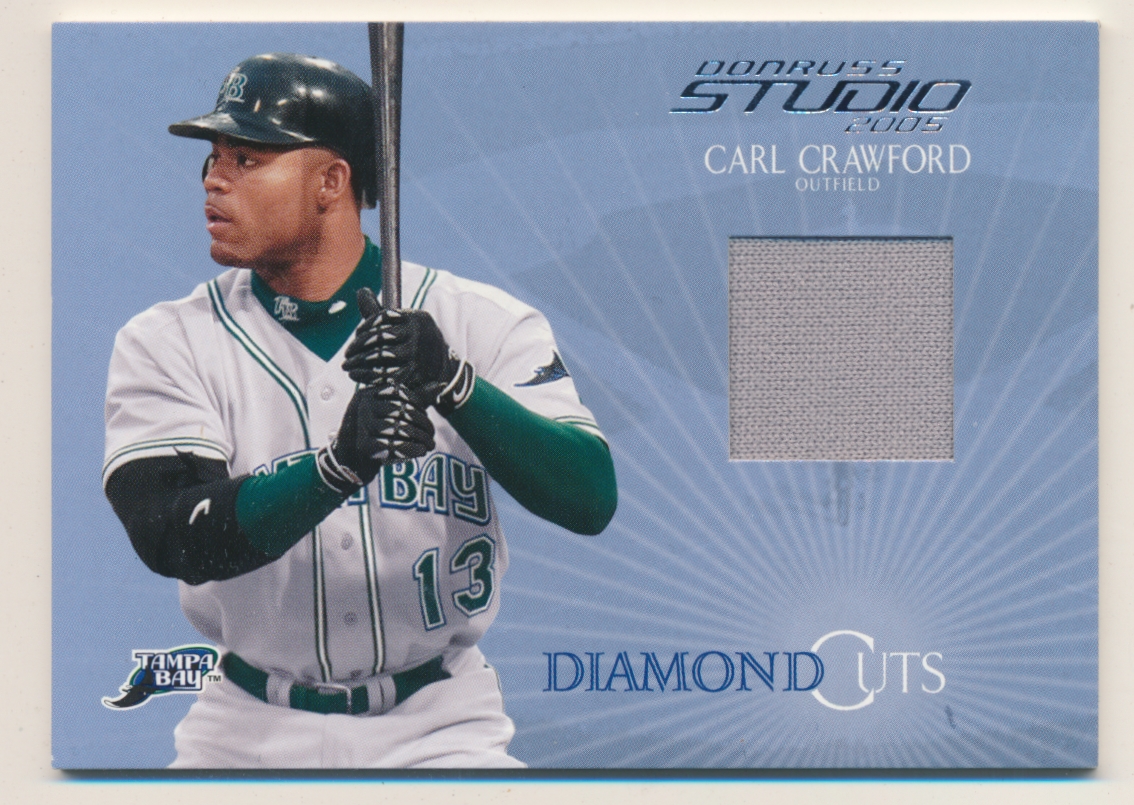 2005 Studio Diamond Cuts Jersey #20 Carl Crawford/250