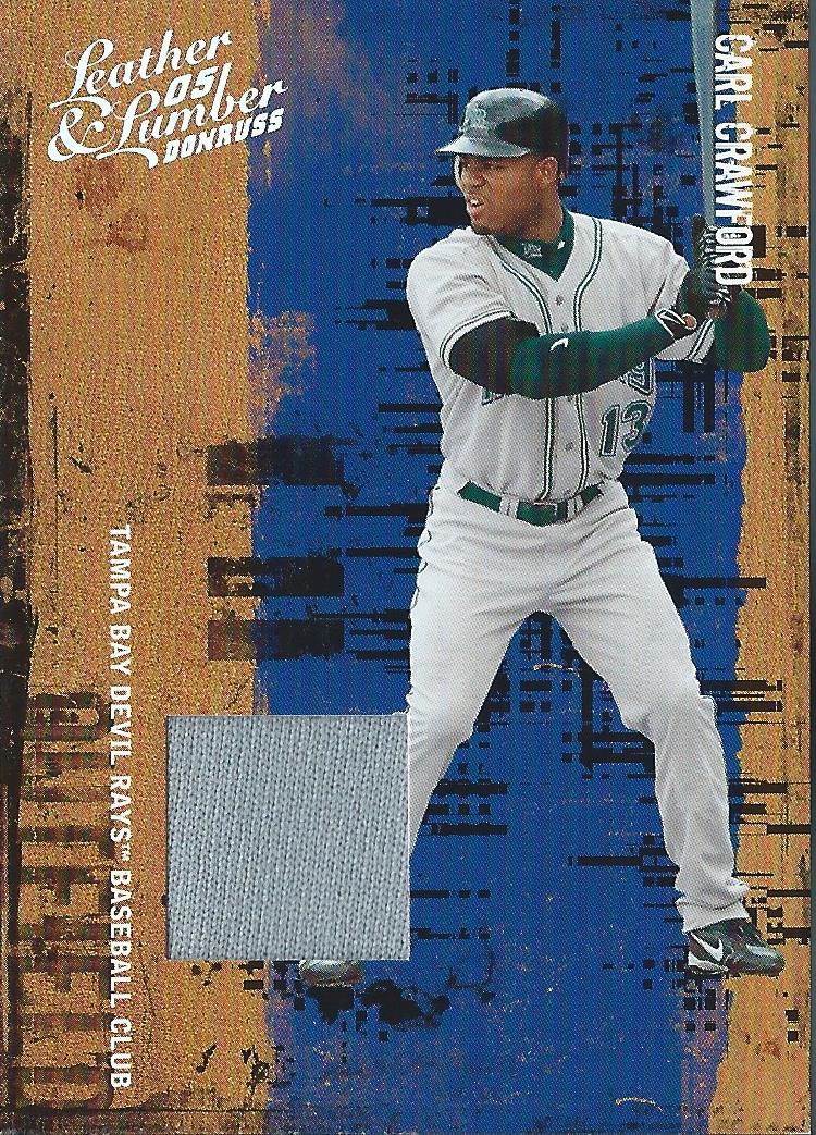 2005 Leather and Lumber Materials Jersey #21 Carl Crawford/200