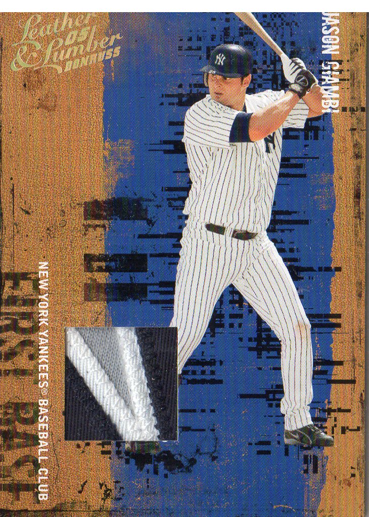 2005 Leather and Lumber Materials Jersey Prime #54 Jason Giambi/25