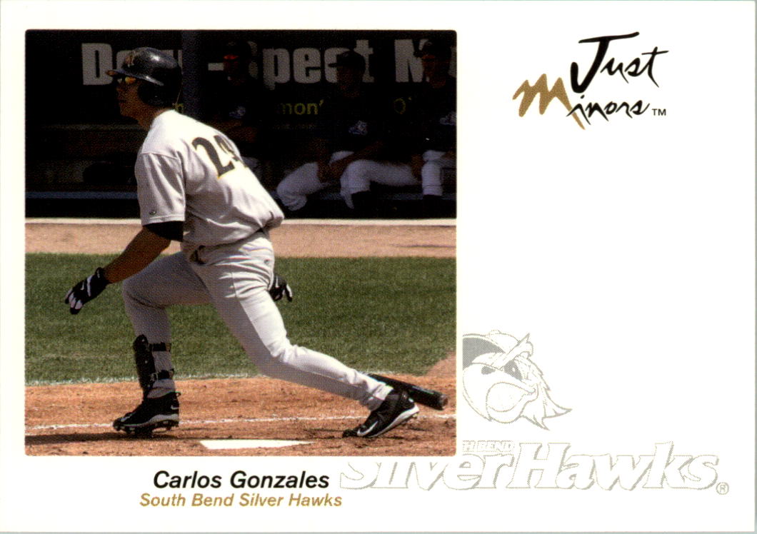 2005 Just Autographs #24 Carlos Gonzalez