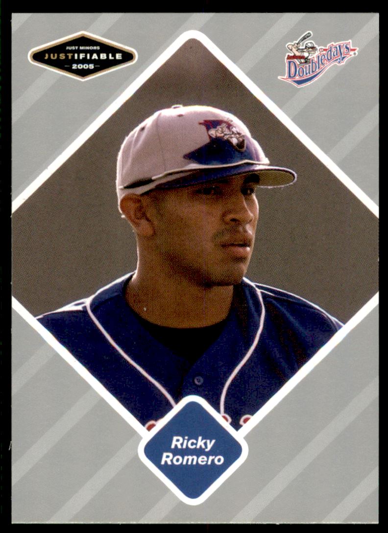 2005 Justifiable Silver #71 Ricky Romero