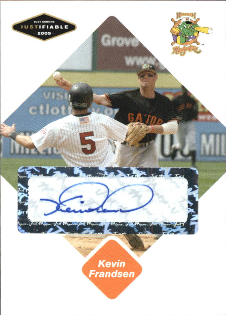 2005 Justifiable Autographs #29 Kevin Frandsen/275 *