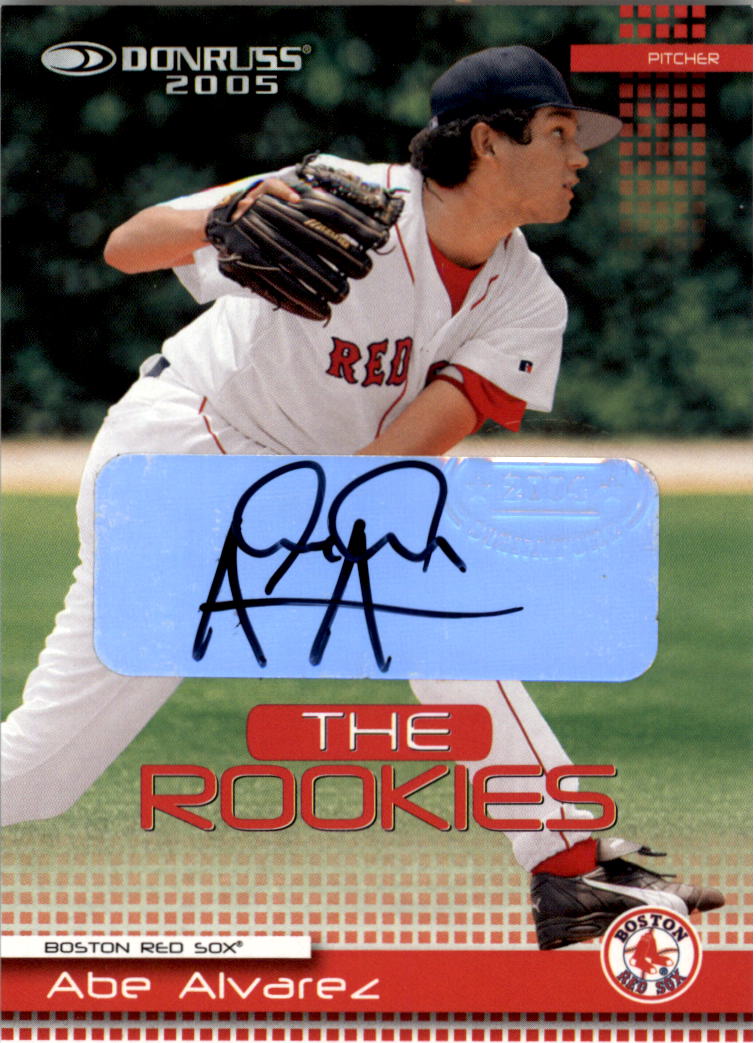 2005 Donruss Rookies Autographs #26 Abe Alvarez