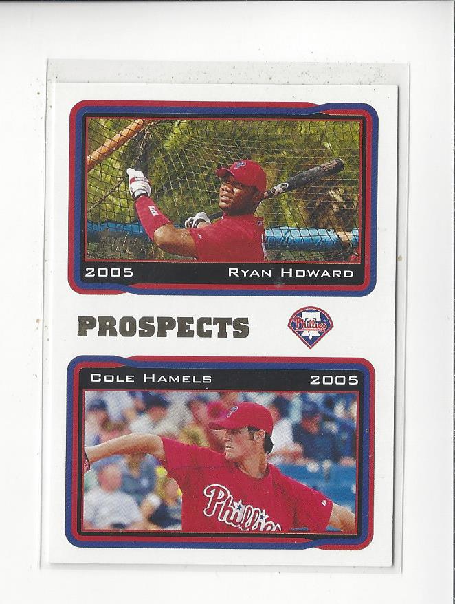 2005 Topps #689 R.Howard/C.Hamels