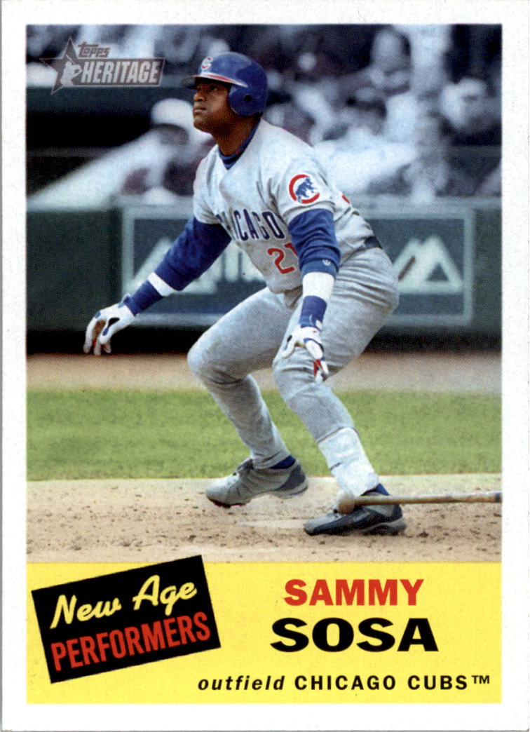 2005 Topps Heritage New Age Performers #8 Sammy Sosa