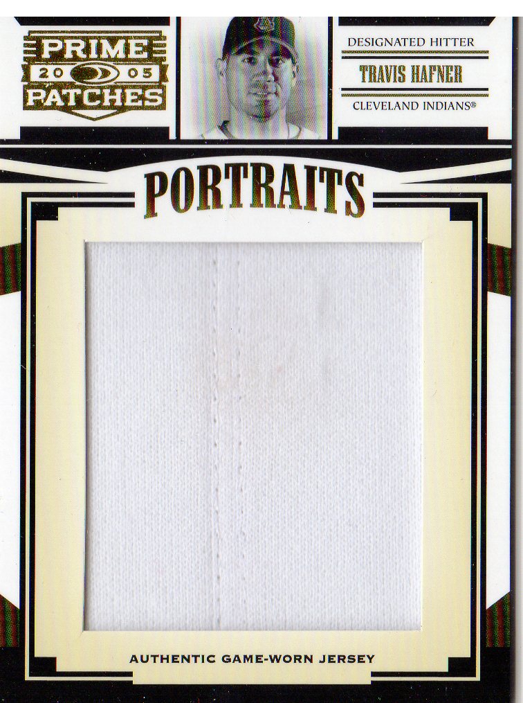2005 Prime Patches Portraits Jumbo Swatch #15 Travis Hafner/501