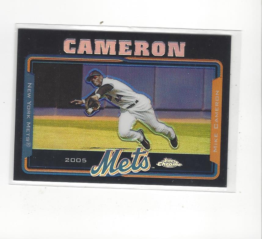 2005 Topps Chrome Black Refractors #167 Mike Cameron