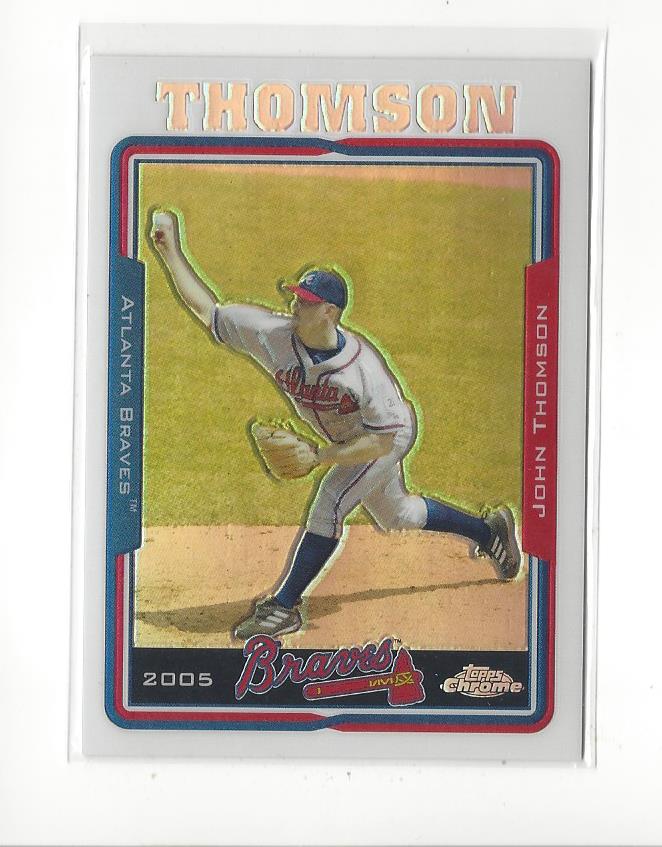 2005 Topps Chrome Refractors #84 John Thomson