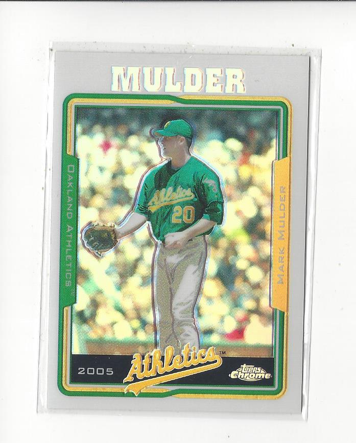 2005 Topps Chrome Refractors #193 Mark Mulder