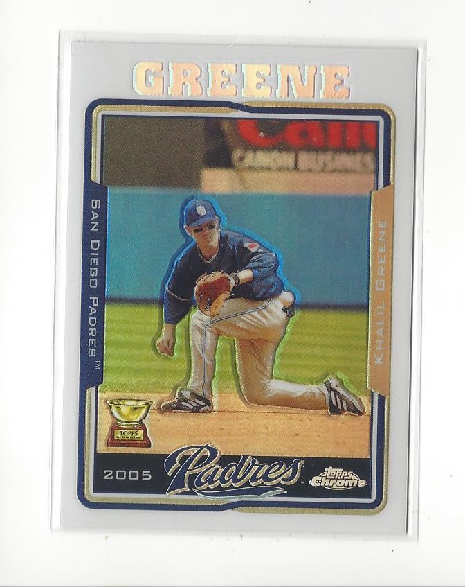 2005 Topps Chrome Refractors #196 Khalil Greene
