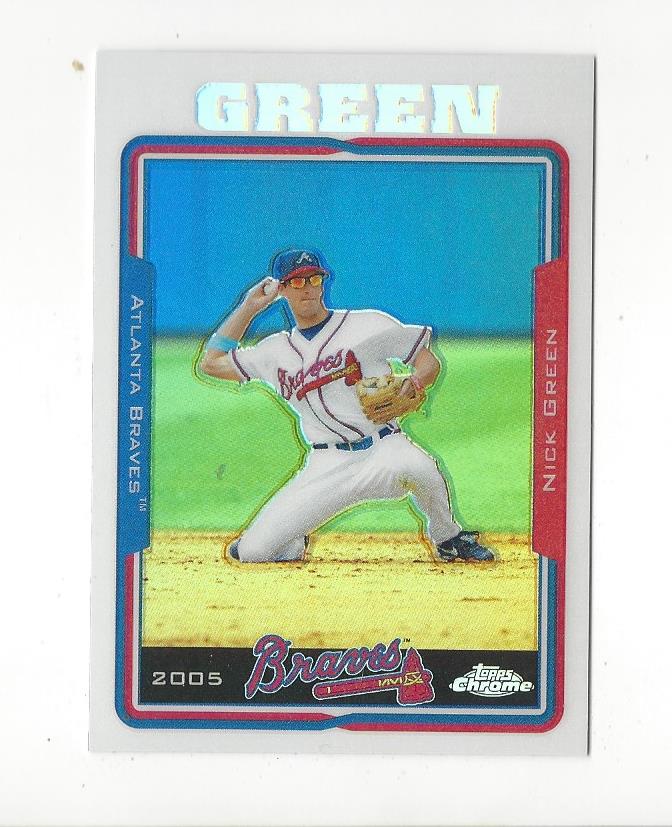 2005 Topps Chrome Refractors #282 Nick Green