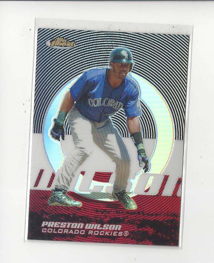 2005 Finest Refractors #118 Preston Wilson