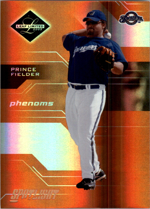 2005 Leaf Limited Bronze Spotlight #200 Prince Fielder PH