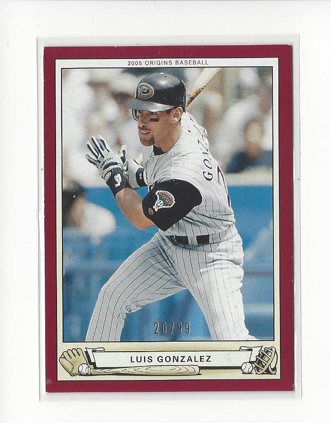 2005 Origins Red #4 Luis Gonzalez