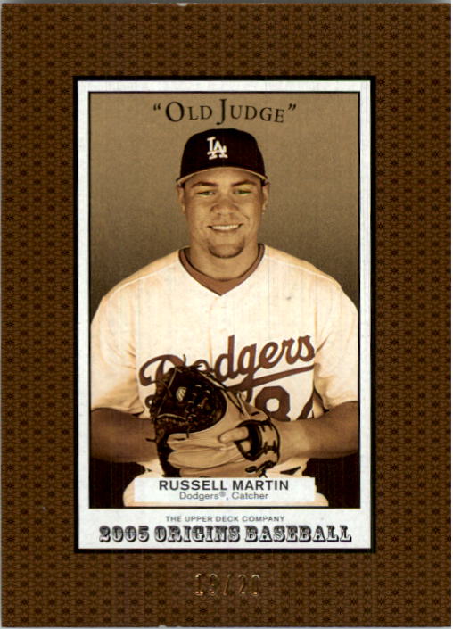 2005 Origins Old Judge Gold #271 Russell Martin YS