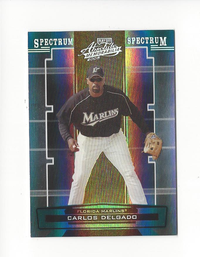2005 Absolute Memorabilia Spectrum Silver #20 Carlos Delgado/100