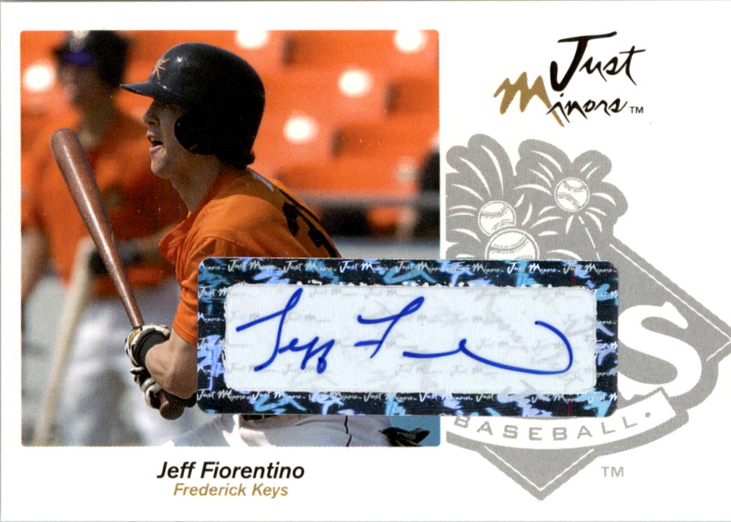 2005 Just Autographs Signatures #19 Jeff Fiorentino/150 *