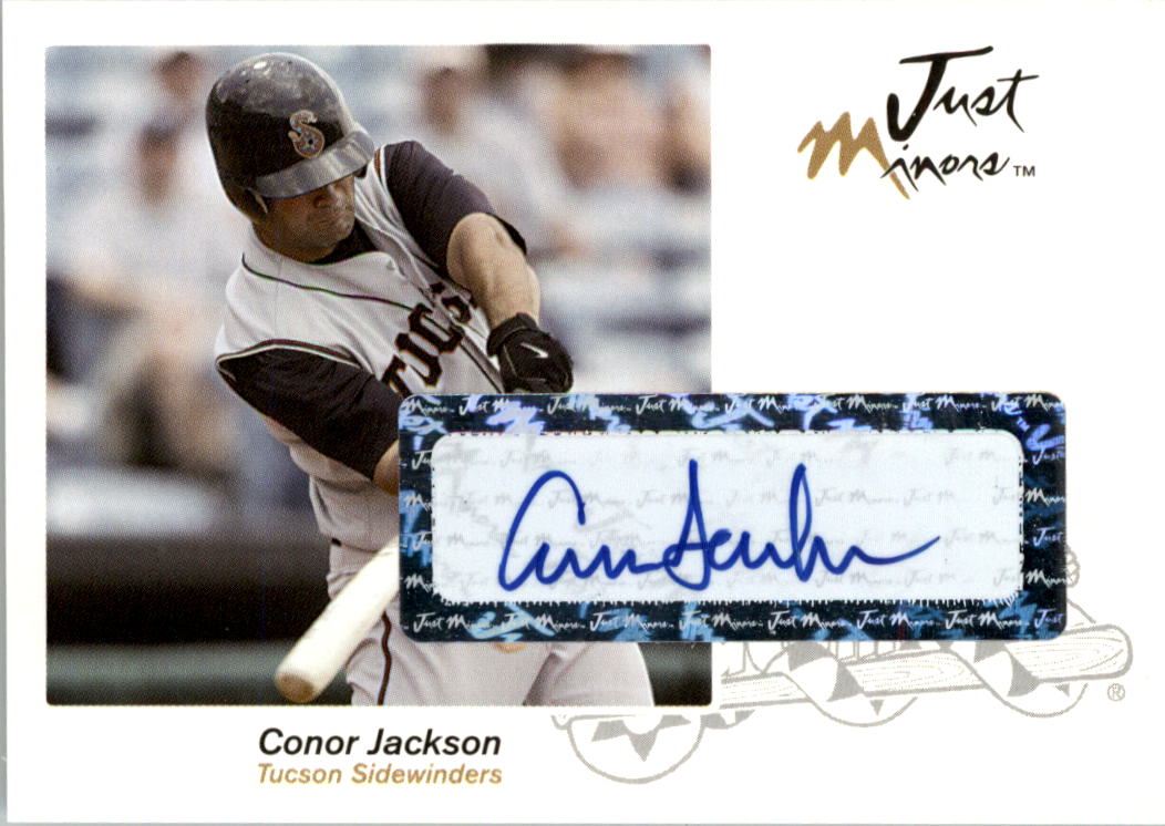 2005 Just Autographs Signatures #31 Conor Jackson/25 *